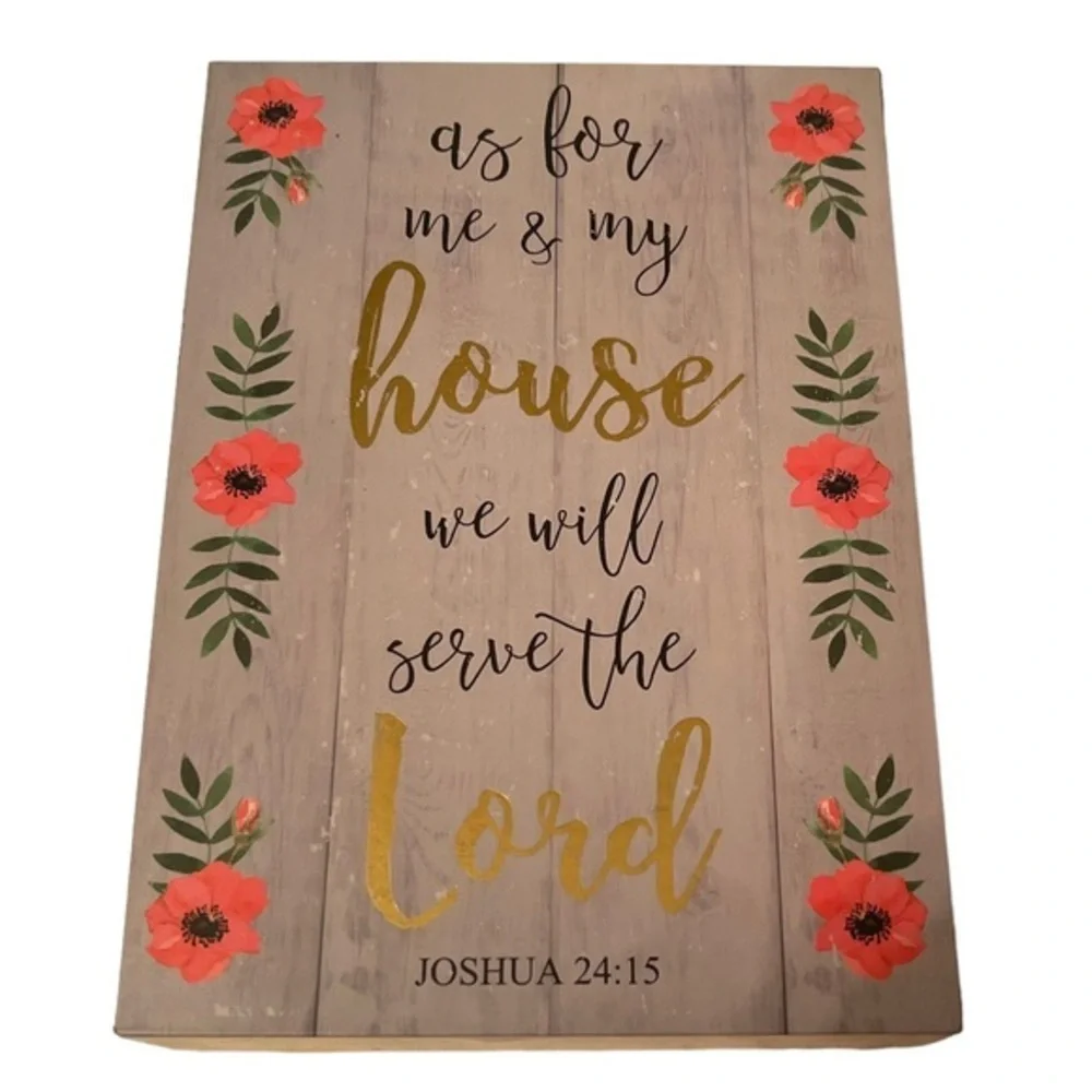 Belle Madison Art Box Joshua 24:15 NWOT